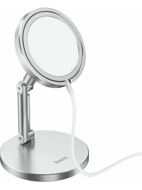 Hoco PH39 Βάση Φόρτισης MagSafe σε Ασημί χρώμα