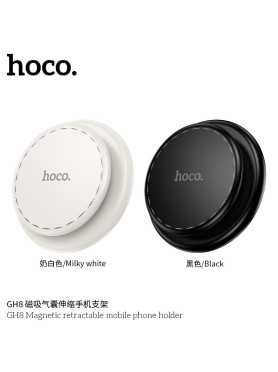 Hoco Gh8 Θήκη Κινητού Τηλεφώνου Αναδιπλούμενο Μαγνητικό Πλαίσιο Κατάσταση Μαύρο Λευκό