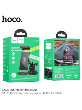 Hoco Βάση Κινητού Αυτοκινήτου με Ρυθμιζόμενα Άγκιστρα Μαύρη Κωδικός: CA120