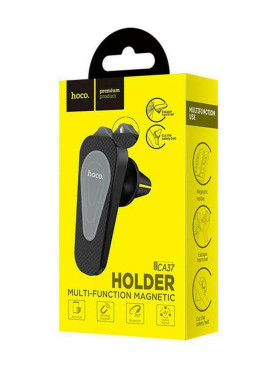 Hoco CA37 Magnetic Holder Emergency Tool Βάση Κινητού Αυτοκινήτου 3.5" - 6" με Μαγνήτη Μαύρη Κωδικός: HOC-CA37-BK
