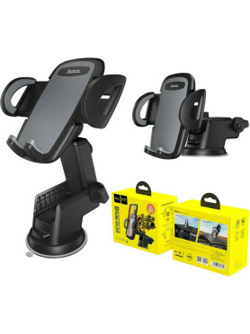 Hoco Βάση Κινητού Αυτοκινήτου CA31A Cool Run Car Holder Black με Ρυθμιζόμενα Άγκιστρα