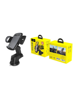 Hoco Βάση Κινητού Αυτοκινήτου CA31A Cool Run Car Holder Black με Ρυθμιζόμενα Άγκιστρα