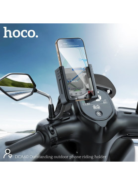 Hoco Βάση Κινητού Μοτοσυκλέτας με Ρυθμιζόμενο Βραχίονα για τον Καθρέπτη Κωδικός: DCA60