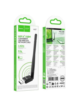 Hoco HI37 Αντάπτορας Δικτύου USB με Ασύρματη Σύνδεση Wi-Fi 150Mbps