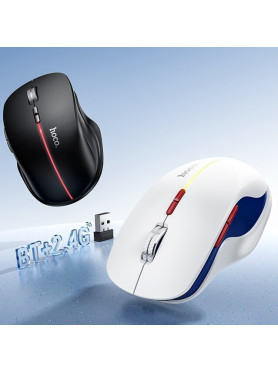 Hoco GM40 Ασύρματο Bluetooth Ποντίκι Λευκό