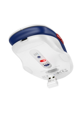 Hoco GM40 Ασύρματο Bluetooth Ποντίκι Λευκό