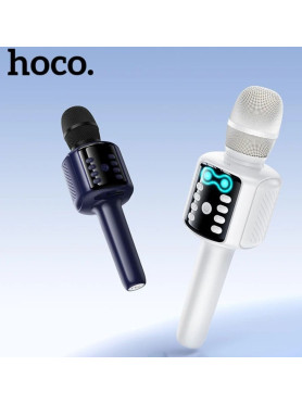 Hoco Μικρόφωνο Karaoke Ασύρματο L24 Μπλε