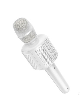 Hoco Μικρόφωνο Karaoke Ασύρματο L24 Λευκό