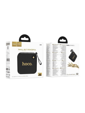Hoco HT1 Marquis Sport Ηχείο Bluetooth 8W με Ραδιόφωνο και Διάρκεια Μπαταρίας έως 3 ώρες Μαύρο