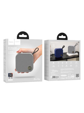 Hoco HC22 Auspicious Ηχείο Bluetooth 5W με Ραδιόφωνο και Διάρκεια Μπαταρίας έως 4 ώρες Γκρι