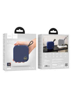 Hoco Auspicious Ηχείο Bluetooth 5W με Ραδιόφωνο και Διάρκεια Μπαταρίας έως 4 ώρες Μπλε