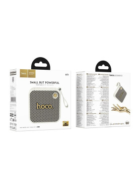 Hoco HT1 Marquis Sport Ηχείο Bluetooth 8W με Ραδιόφωνο και Διάρκεια Μπαταρίας έως 3 ώρες Λευκό