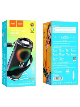 Hoco HC12 Ηχείο Bluetooth 10W με Ραδιόφωνο και Διάρκεια Μπαταρίας έως 2 ώρες Μαύρο