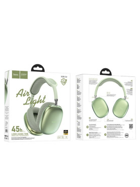 Hoco W35 Ασύρματα Bluetooth Over Ear Ακουστικά με 45 ώρες Λειτουργίας Πράσινα