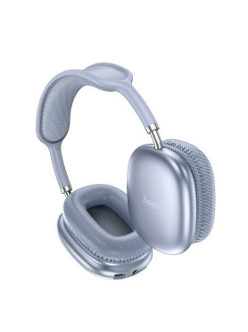 Hoco W35 Ασύρματα Bluetooth Over Ear Ακουστικά με 45 ώρες Λειτουργίας Μπλε
