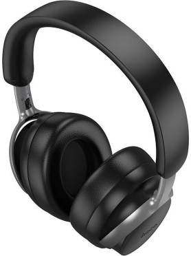 Hoco W53 Plus Ασύρματα / Ενσύρματα On Ear Ακουστικά με 90 ώρες Λειτουργίας Μαύρα