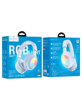 Hoco W48 Ασύρματα Bluetooth Over Ear Ακουστικά Blue