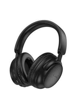 Hoco W53 Ασύρματα / Ενσύρματα Over Ear Ακουστικά με 46 ώρες Λειτουργίας Μαύρα