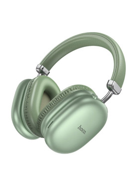 Hoco W35 MAX Ασύρματα / Ενσύρματα Over Ear Ακουστικά με 40 ώρες Λειτουργίας Πράσινα
