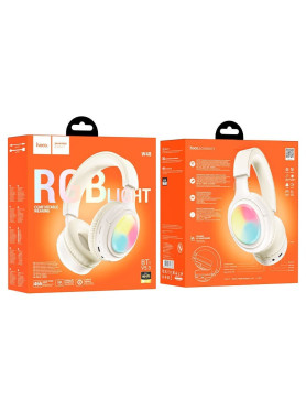 Hoco W48 Ασύρματα Bluetooth On Ear Ακουστικά White