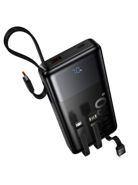 Hoco J156 Power Bank 10000mAh 22.5W με Θύρα USB-A και Θύρα USB-C Quick Charge 3.0 Μαύρο