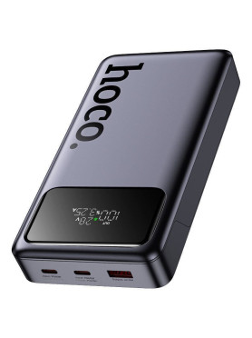 Hoco Q40 Leader Power Bank 25000mAh 65W με Θύρα USB-A και 2 Θύρες USB-C Power Delivery / Quick Charge 2.0 / Quick Charge 3.0 Γκρ