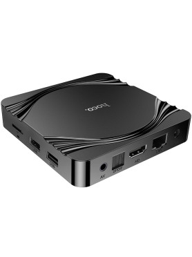 Hoco TV Box DQ10 Navio 47069-OC 4K UHD με WiFi USB 2.0 4GB RAM και 32GB Αποθηκευτικό Χώρο με Λειτουργικό Android 12.0