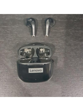 Lenovo LP40 Pro Earbud Bluetooth Handsfree Ακουστικά με Αντοχή στον Ιδρώτα και Θήκη Φόρτισης Μαύρα