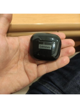 Lenovo LP40 Pro Earbud Bluetooth Handsfree Ακουστικά με Αντοχή στον Ιδρώτα και Θήκη Φόρτισης Μαύρα