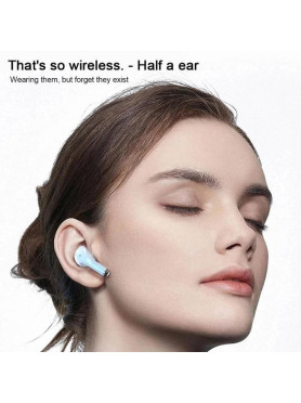Lenovo LP40 Pro Earbud Bluetooth Handsfree Ακουστικά με Αντοχή στον Ιδρώτα και Θήκη Φόρτισης Λευκά