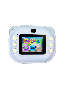 Portable mini printer Compact Φωτογραφική Μηχανή με Οθόνη 2" Θερμικής Εκτύπωσης Ροζ