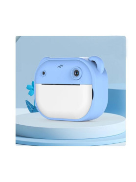 Portable mini printer Compact Φωτογραφική Μηχανή με Οθόνη 2" Θερμικής Εκτύπωσης Ροζ