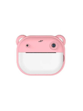 Portable mini printer Παιδική Φωτογραφική Μηχανή με Θερμική Εκτύπωση Μπλε
