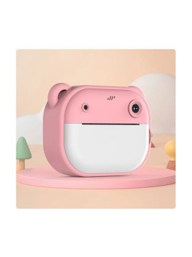 Portable mini printer Παιδική Φωτογραφική Μηχανή με Θερμική Εκτύπωση Μπλε