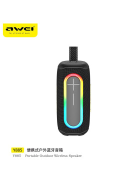 Awei Y885 Ηχείο Bluetooth 20W με Διάρκεια Μπαταρίας έως 4 ώρες Μαύρο