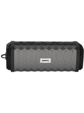 Remax RB-M12 Αδιάβροχο Ηχείο Bluetooth 6W με Διάρκεια Μπαταρίας έως 8 ώρες Μαύρο