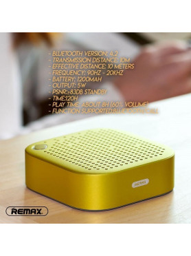 Remax RB-M27 Ηχείο Bluetooth 5W Κίτρινο