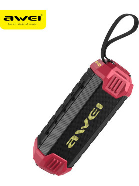 Awei Y280 Ηχείο Bluetooth 16W με Ραδιόφωνο και Διάρκεια Μπαταρίας έως 12 ώρες Κόκκινο