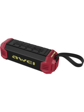 Awei Y280 Ηχείο Bluetooth 16W με Ραδιόφωνο και Διάρκεια Μπαταρίας έως 12 ώρες Κόκκινο