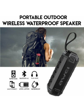Awei Y280 Ηχείο Bluetooth 16W με Ραδιόφωνο και Διάρκεια Μπαταρίας έως 12 ώρες Κόκκινο