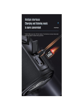 Awei Y310 Αδιάβροχο Ηχείο Bluetooth 10W με Διάρκεια Μπαταρίας έως 12 ώρες Μαύρο