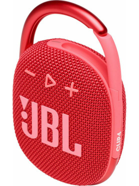 JBL Clip 4 Αδιάβροχο Ηχείο Bluetooth 5W με Διάρκεια Μπαταρίας έως 10 ώρες Κόκκινο