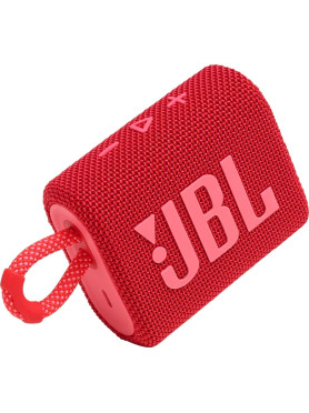 JBL Go 3 Αδιάβροχο Ηχείο Bluetooth 4.2W με Διάρκεια Μπαταρίας έως 5 ώρες Κόκκινο
