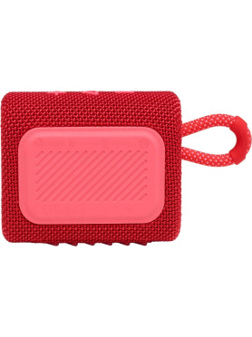 JBL Go 3 Αδιάβροχο Ηχείο Bluetooth 4.2W με Διάρκεια Μπαταρίας έως 5 ώρες Κόκκινο