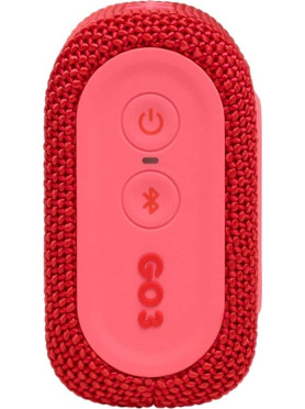 JBL Go 3 Αδιάβροχο Ηχείο Bluetooth 4.2W με Διάρκεια Μπαταρίας έως 5 ώρες Κόκκινο