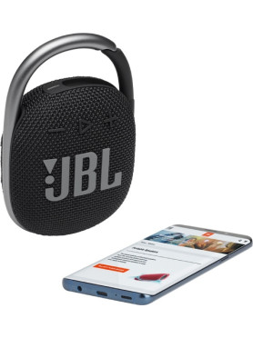 JBL Clip 4 Αδιάβροχο Ηχείο Bluetooth 5W με Διάρκεια Μπαταρίας έως 10 ώρες Μαύρο
