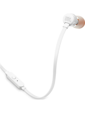 JBL T110 In-ear Handsfree Ακουστικά με Βύσμα 3.5mm Λευκό
