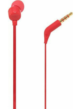 JBL T110 In-ear Handsfree με Βύσμα 3.5mm Κόκκινο
