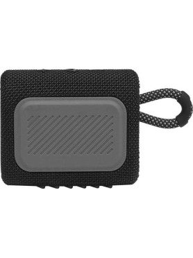 JBL Go 3 Αδιάβροχο Ηχείο Bluetooth 4.2W με Διάρκεια Μπαταρίας έως 5 ώρες Μαύρο