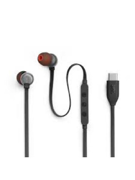 JBL Tune 310C In-ear Handsfree Ακουστικά με Βύσμα USB-C Μαύρο